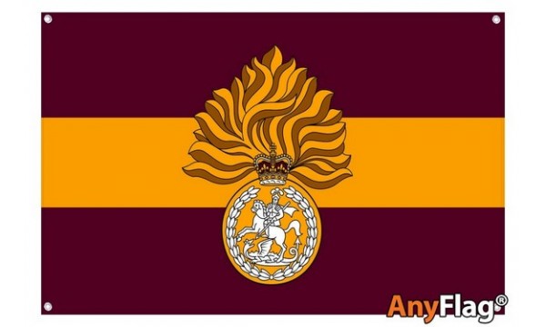 Royal Regiment of Fusiliers Custom Premium 200gsm Flag